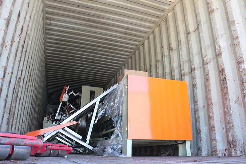 Geelong machinery exported two container