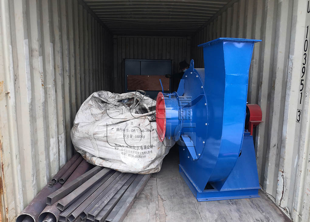 2000000kcal plywood thermal oil boiler is exported