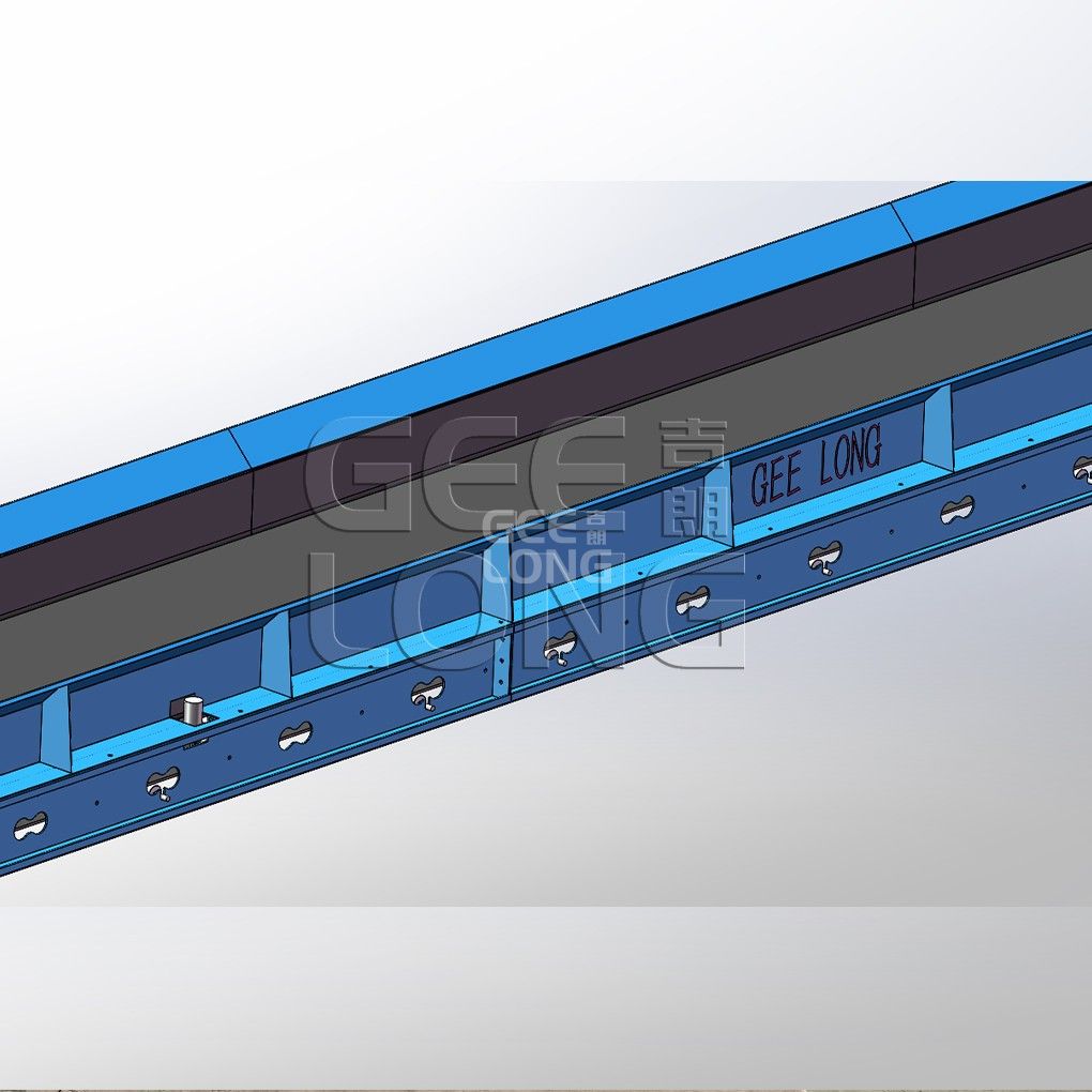 Waste veneer conveying belt