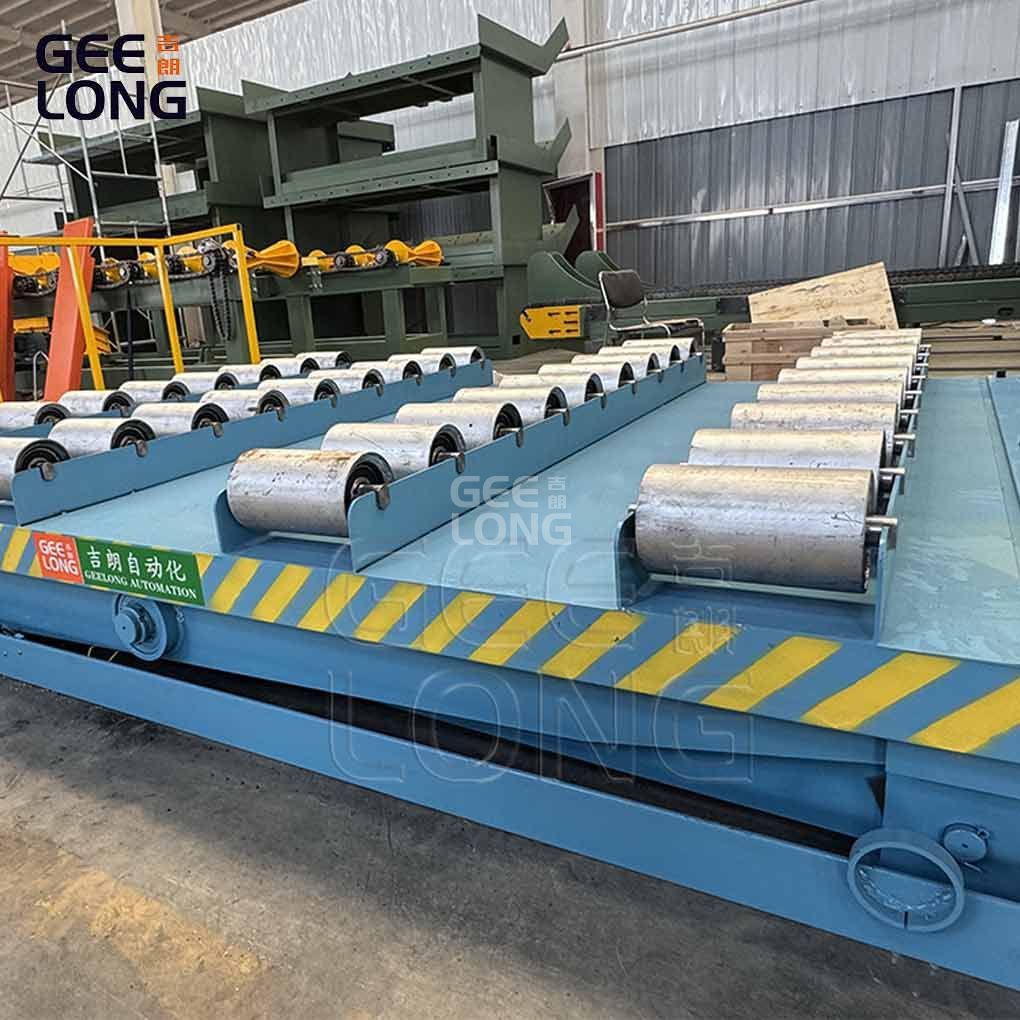 1800X2800MM heavy duty board lifter machine with unpowered roller