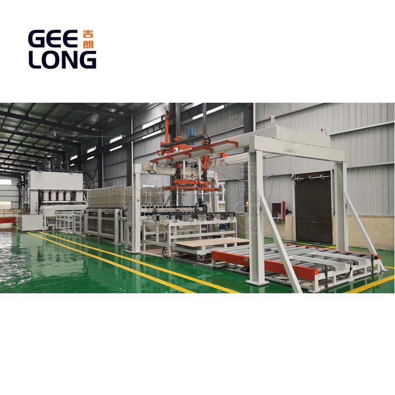 China short cycle melamine laminate hot press machine